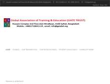 Tablet Screenshot of gatebd.org